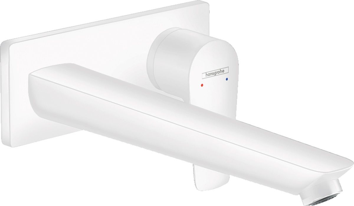 Hansgrohe Talis E Umývadlová batéria s výtokom, matná biela, 71734700