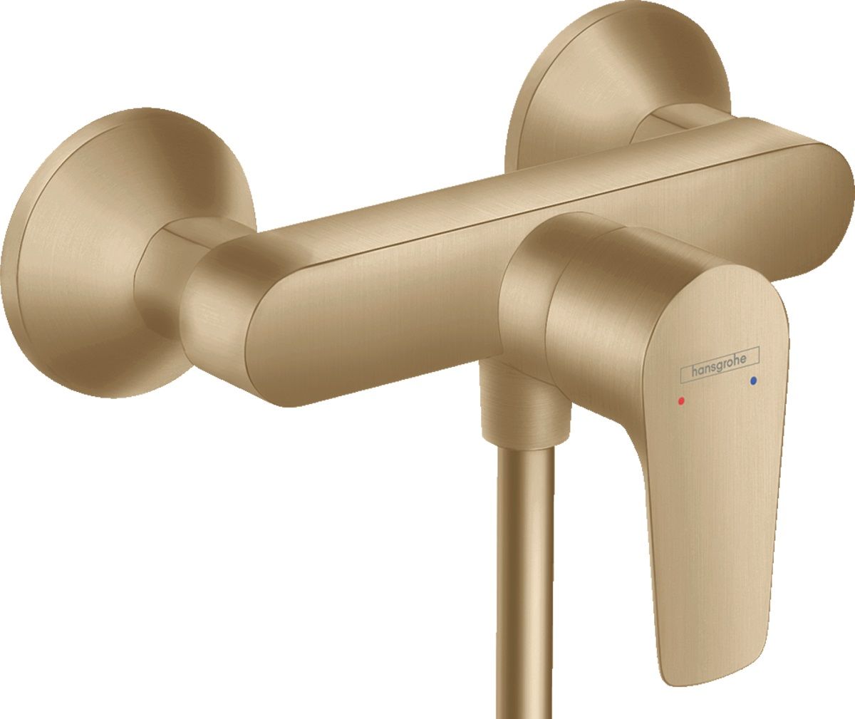 Hansgrohe Páková sprchová batéria Talis E, nástenná, brúsený bronz, 71760140