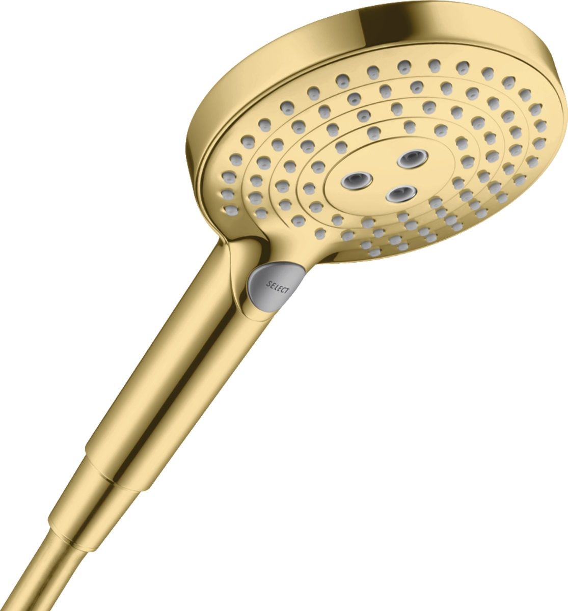 Hansgrohe Ručná sprcha Raindance Select S 12,5 cm, leštené zlato 26530990