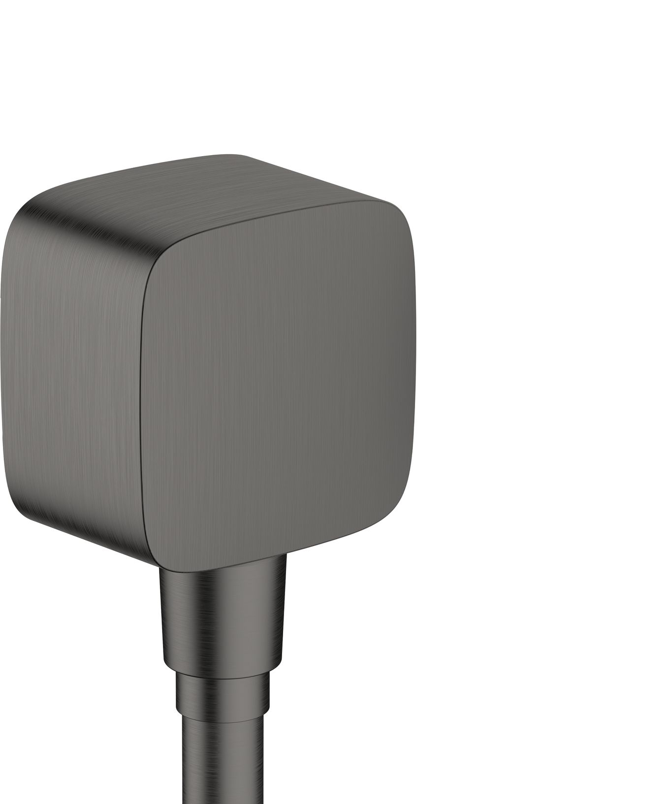 Hansgrohe Hadicová spojka FixFit so spätným ventilom, čierna chrómová 26457340
