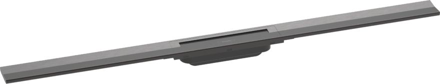 Hansgrohe RainDrain Flex Sprchový žľab 100 cm, kartáčovaný čierny chróm 56046340