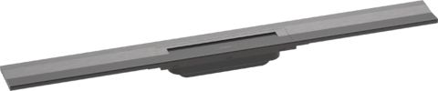 Hansgrohe RainDrain Flex Sprchový žľab 80 cm, na stenu, kartáčovaný čierny chróm 56051340