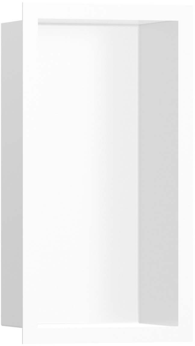 Hansgrohe XtraStoris Individuálna zapustená polica 30x15x10 cm, matná biela 56096700