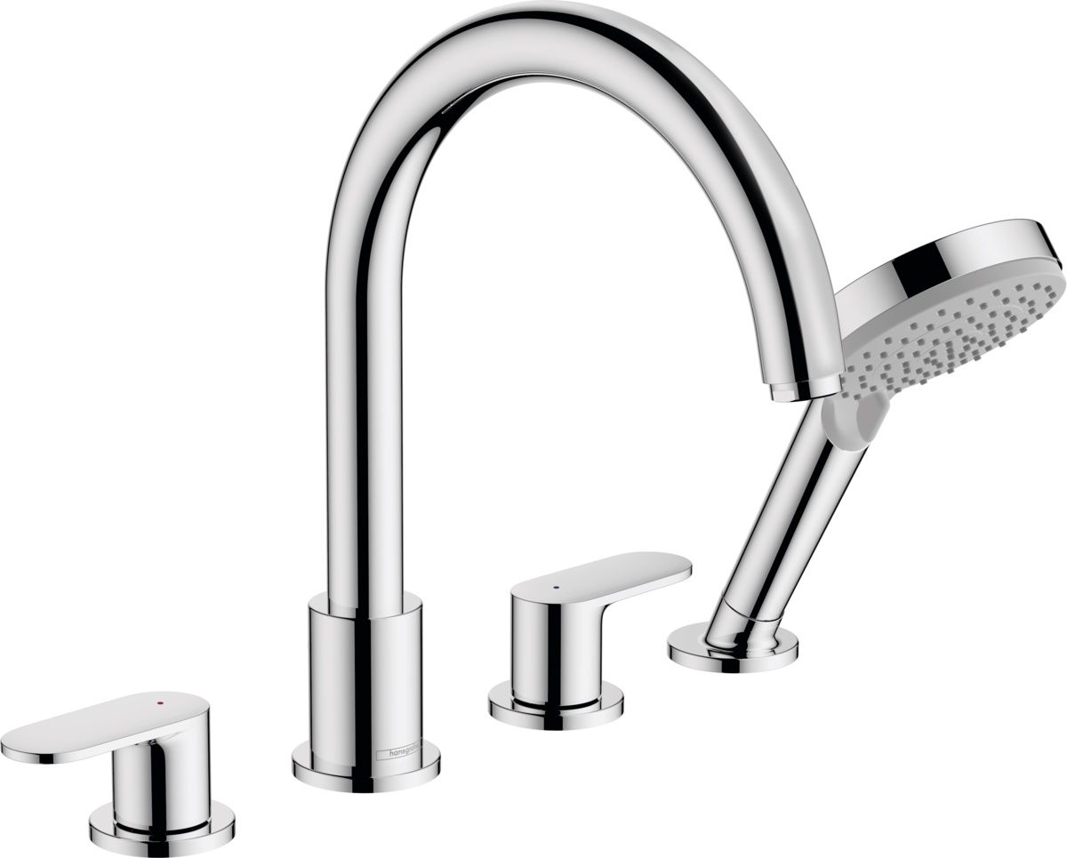 Hansgrohe Vernis Blend Vaňová okrajová batéria, 4-otvorová, chróm 71456000