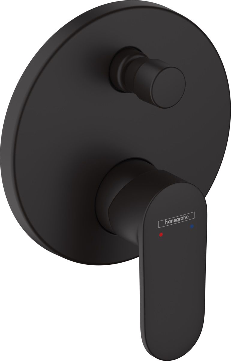Hansgrohe Vaňová batéria Vernis Blend s prepínačom, matná čierna 71466670