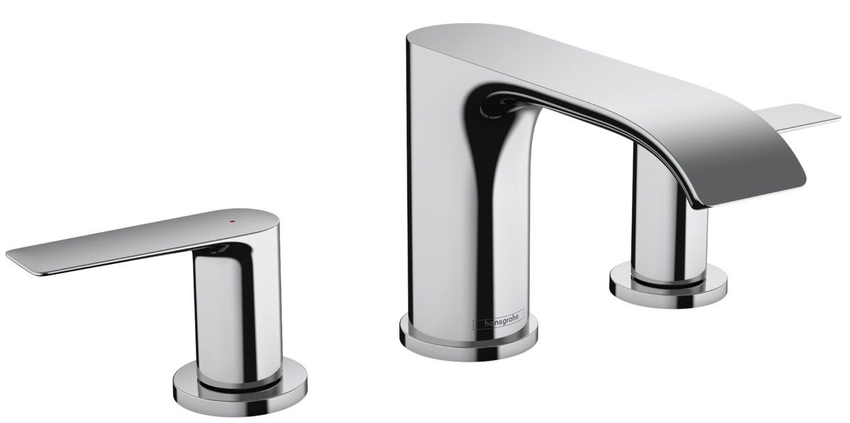Hansgrohe Trojotvorová umývadlová batéria s vyťahovacou rukoväťou, chróm 75033000
