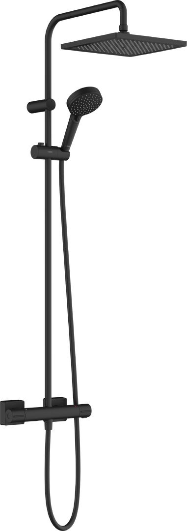 Hansgrohe Sprchový systém Vernis Shape Showerpipe 240 s termostatom, matná čierna 26427670