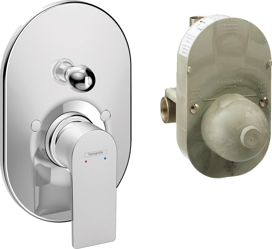 Hansgrohe Rebris E Vaňová batéria pod omietku vrátane telesa, chróm 72458000