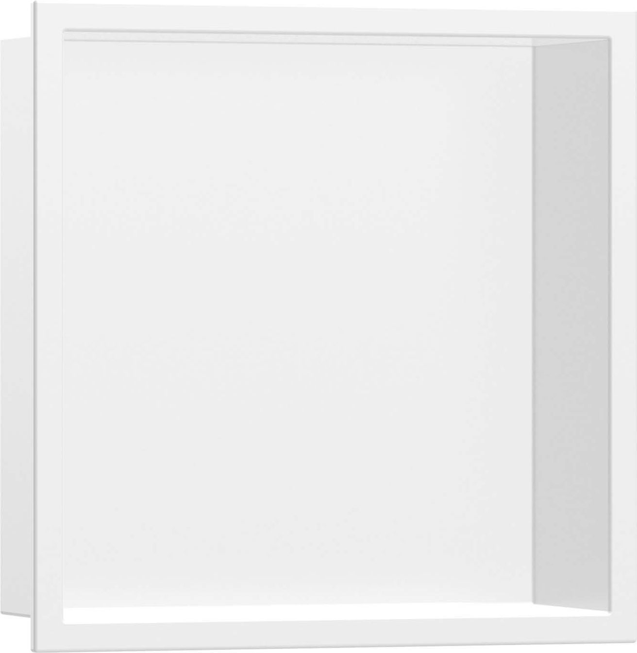 Hansgrohe XtraStoris Original Zápustná polica 30x30x7 cm, matná biela 56093700