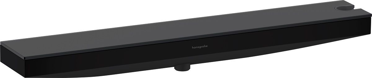 Hansgrohe Rainfinity Porter 500 nástenná hadicová prípojka a polica, R, matná čierna 26858670