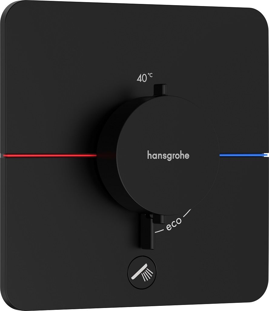 Hansgrohe SprchaSelect Comfort Q Termostatická batéria s prídavným vývodom, matná čierna 15589670