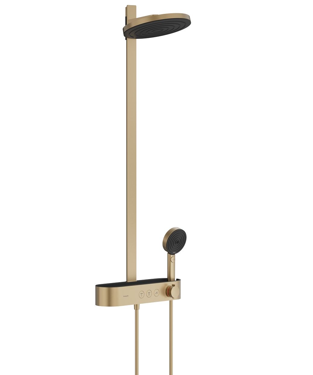 Hansgrohe Sprchový systém Pulsify S s termostatickou batériou, brúsený bronz 24240140