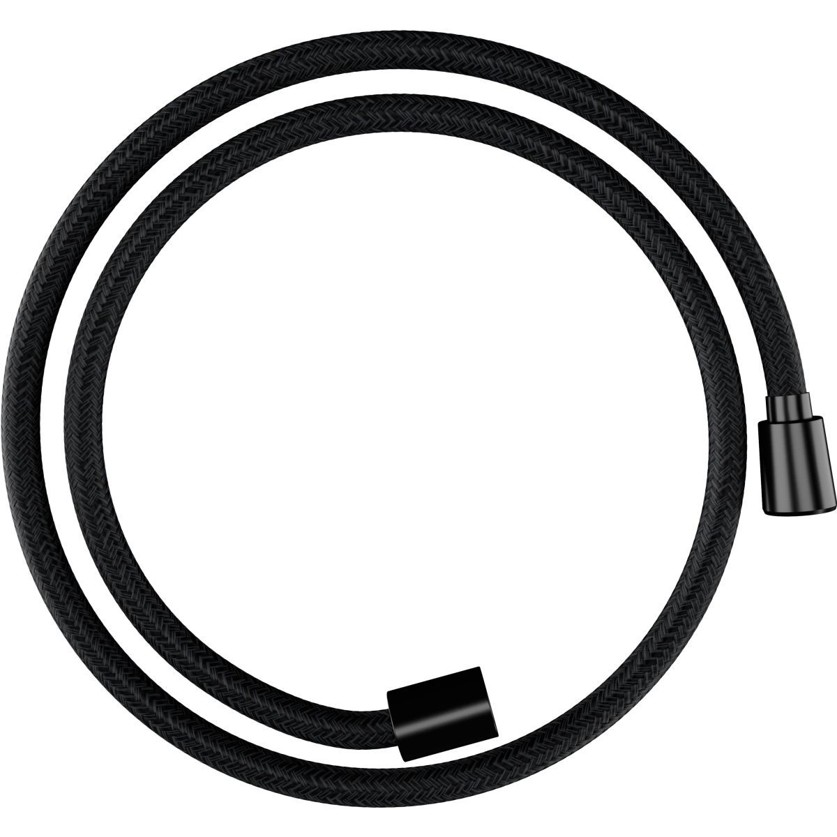 Hansgrohe Sprchová hadica Designflex, 125 cm, brúsený čierny chróm 28220340
