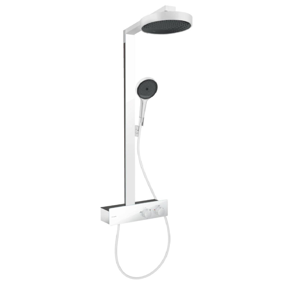Hansgrohe Sprchový systém Rainfinity EcoSmart s termostatickou batériou ShowerTablet, matná biela 28742700