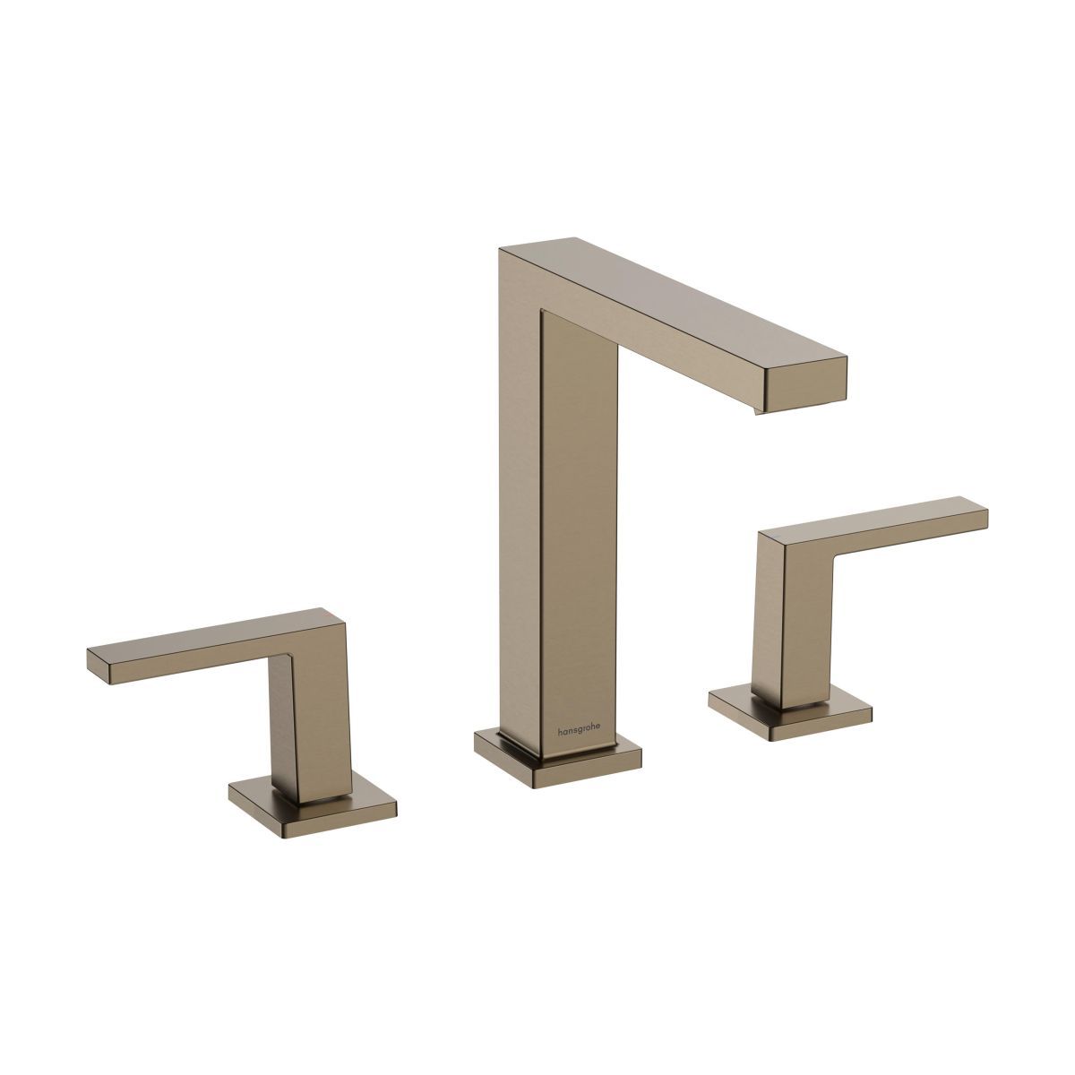 Hansgrohe Tecturis Umývadlová batéria s tromi otvormi, s výtokom click-clack brúsený bronz 73030140