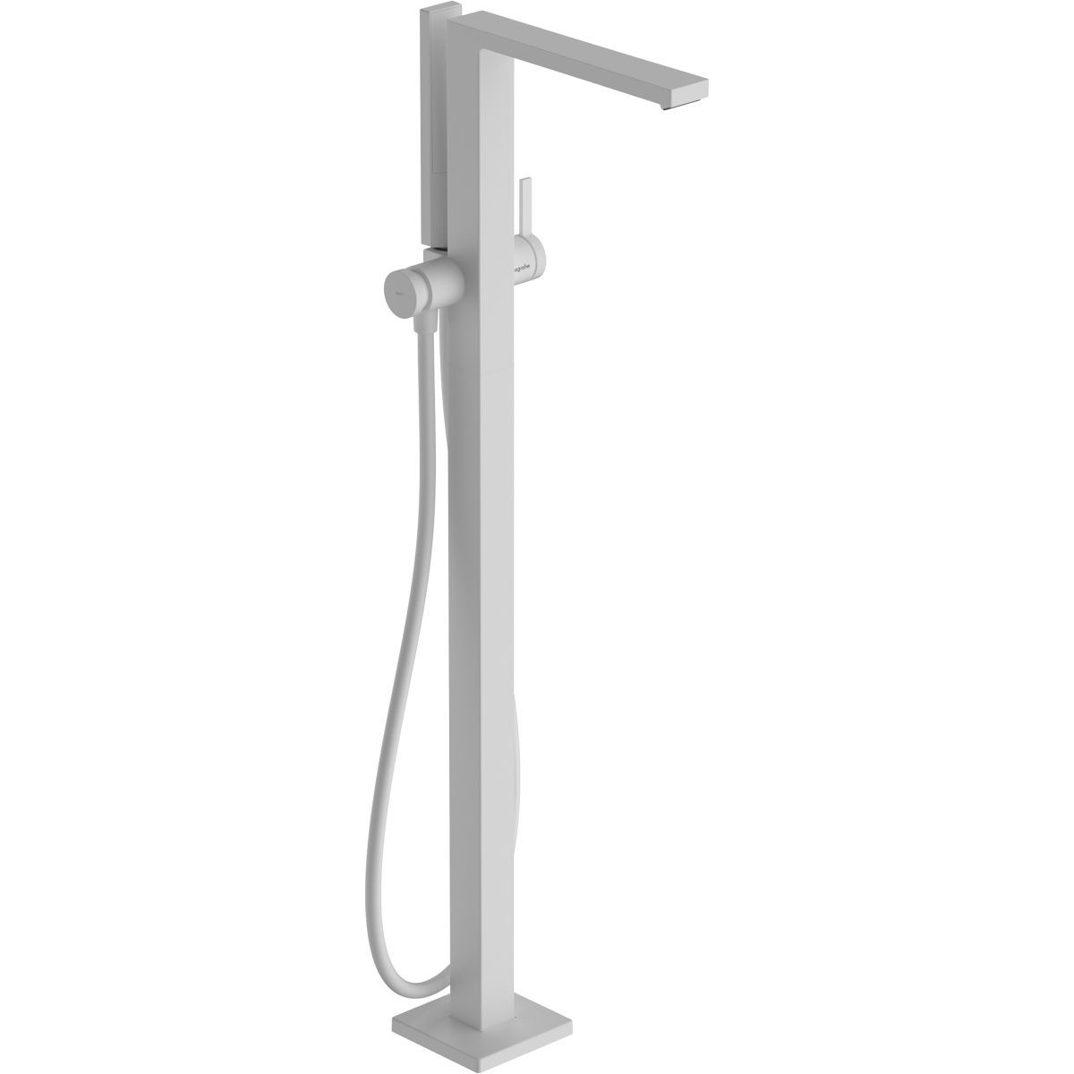 Hansgrohe Voľne stojaca vaňová batéria Tecturis, matná biela 73445700