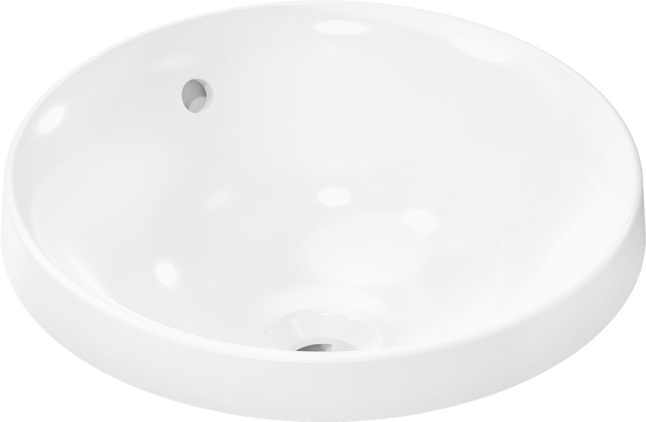Hansgrohe Xuniva S Zapustené umývadlo 40 cm, biele 60155450
