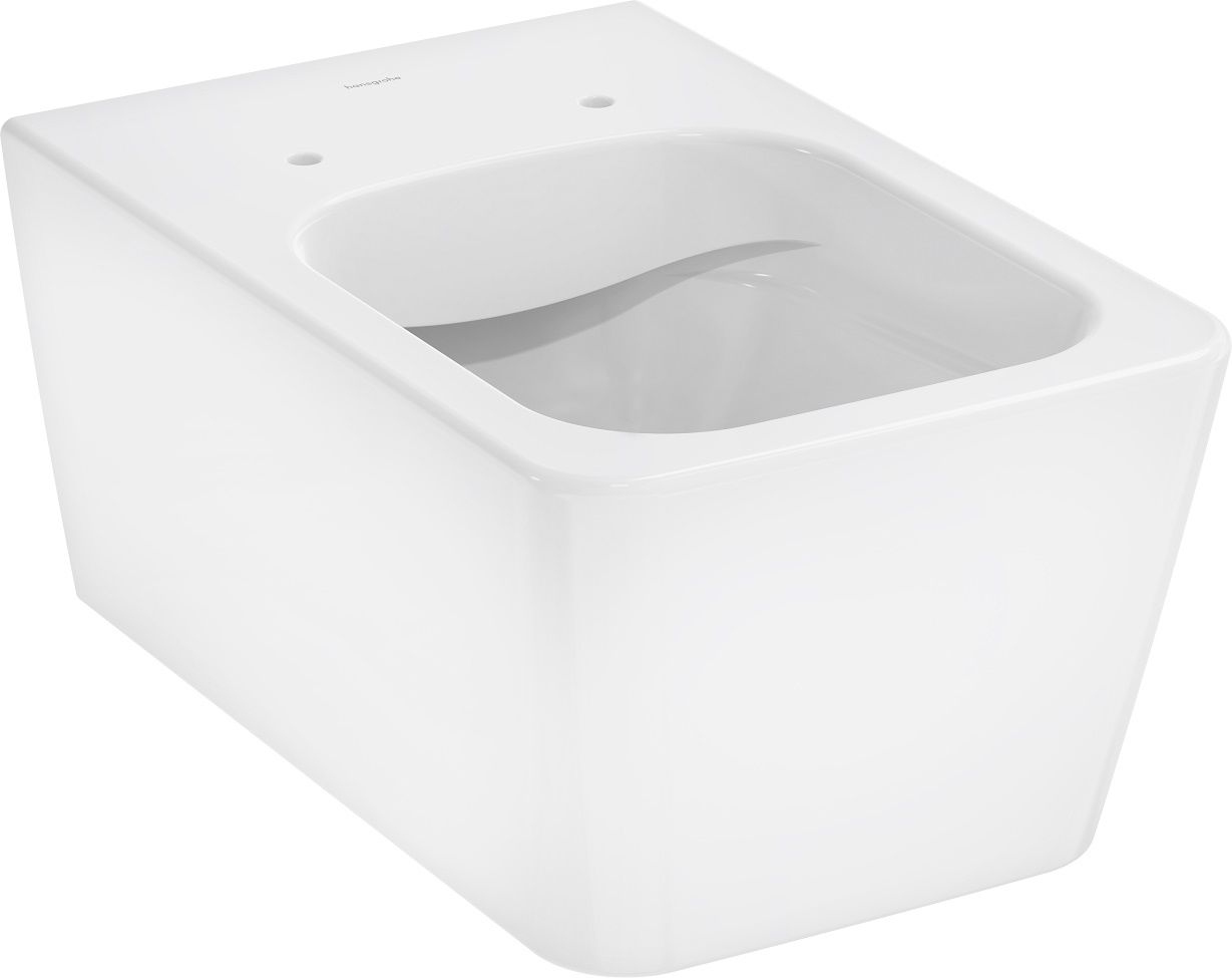 Hansgrohe EluPura Q Závesné WC 54 cm AquaFall, biele HygieneEffect 62022450