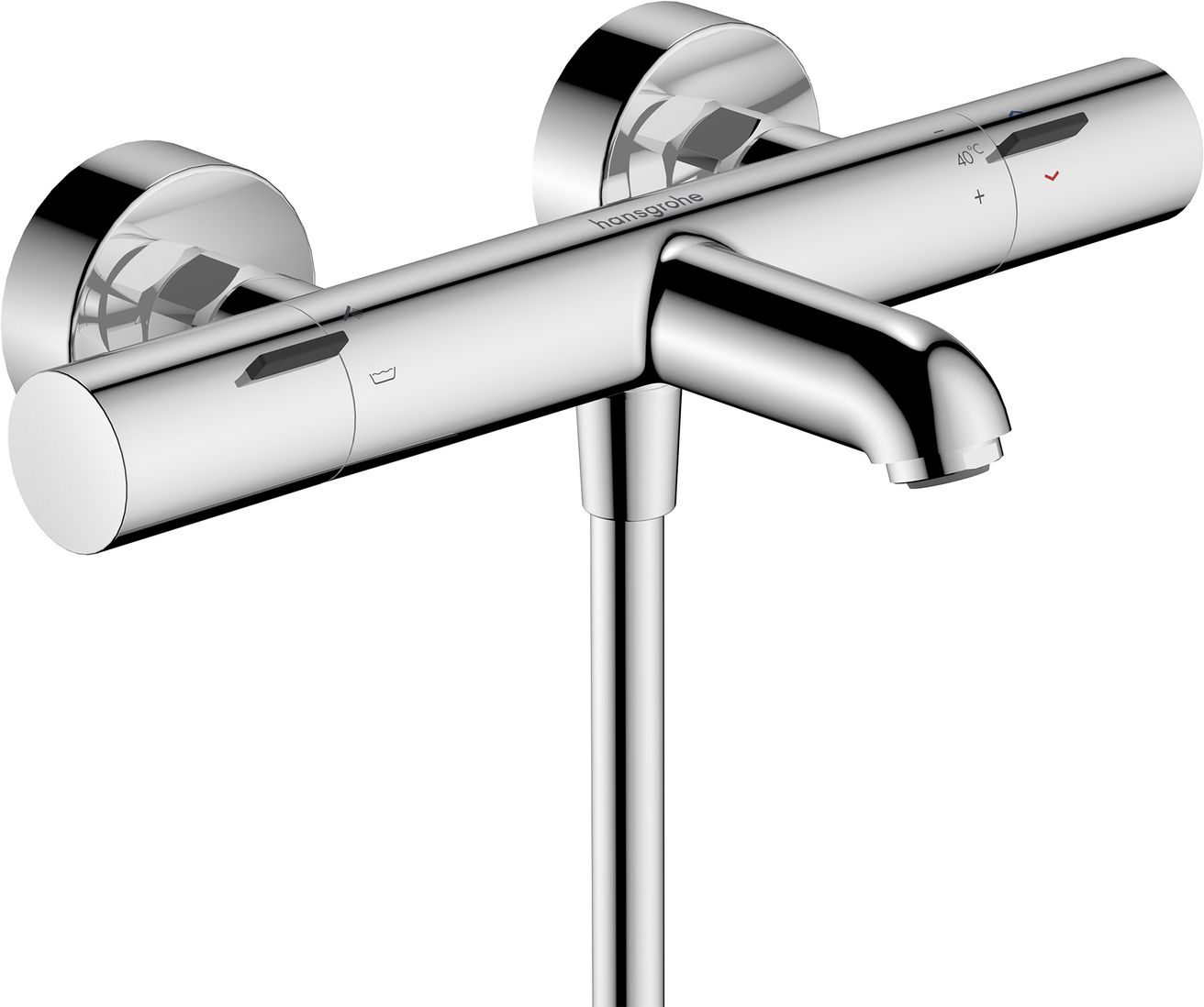 Hansgrohe Vanová termostatická baterie, chrom 13325000