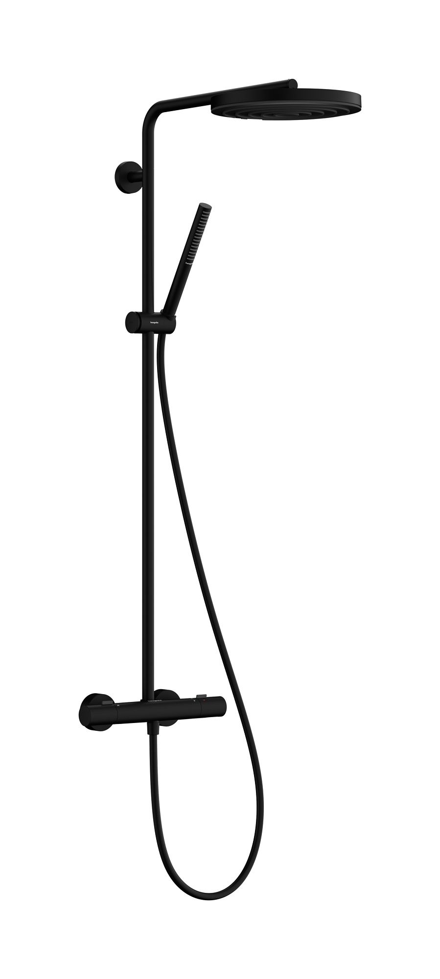 Hansgrohe Pulsify S Sprchový termostatický systém Eco, matná černá 24223670