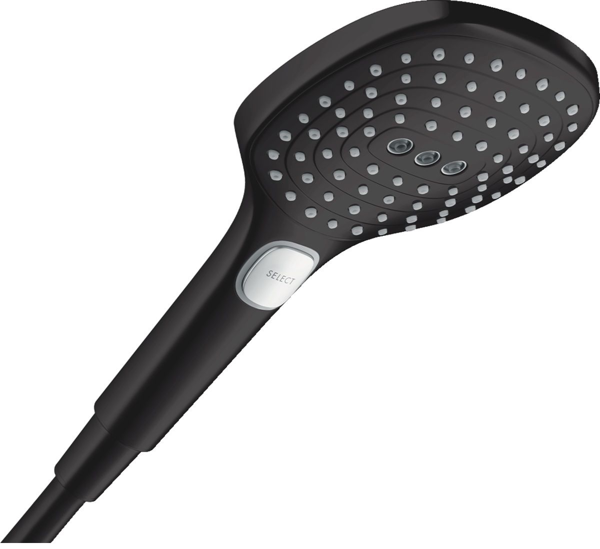 Hansgrohe Raindance Select E Ruční sprcha 3jet, EcoSmart, černá matná 28728670