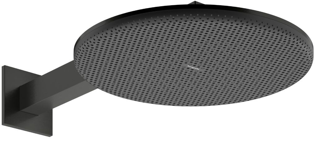 Hansgrohe Raindance Alive S Hlavová sprcha s bočním ramenom, 30 cm, 2jet, EcoSmart, kartáčovaný čierny chróm 24541340