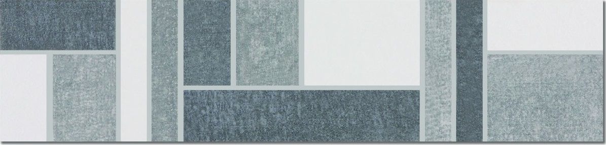 Rako Tahiti DDPL4513 Bordura 8,1x33,3 bílošedá