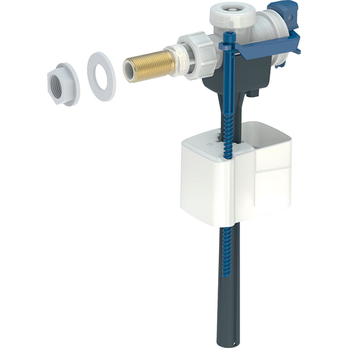 Geberit Plniaci ventil typ 333, bočný prívod vody 3/8" a 1/2", 136.702.00.3