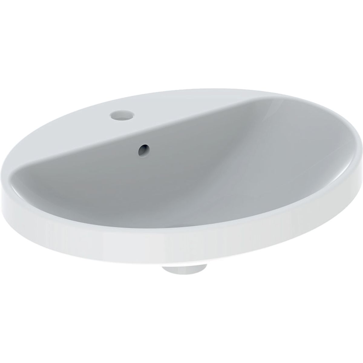 Geberit VariForm Zápustné umývadlo 55 x 45 cm s prepadom, biele 500.720.01.2