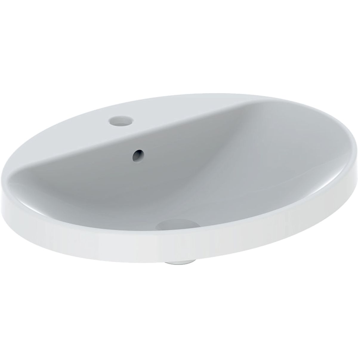 Geberit VariForm Zapustené umývadlo 60 x 45 cm s prepadom, biele 500.724.01.2