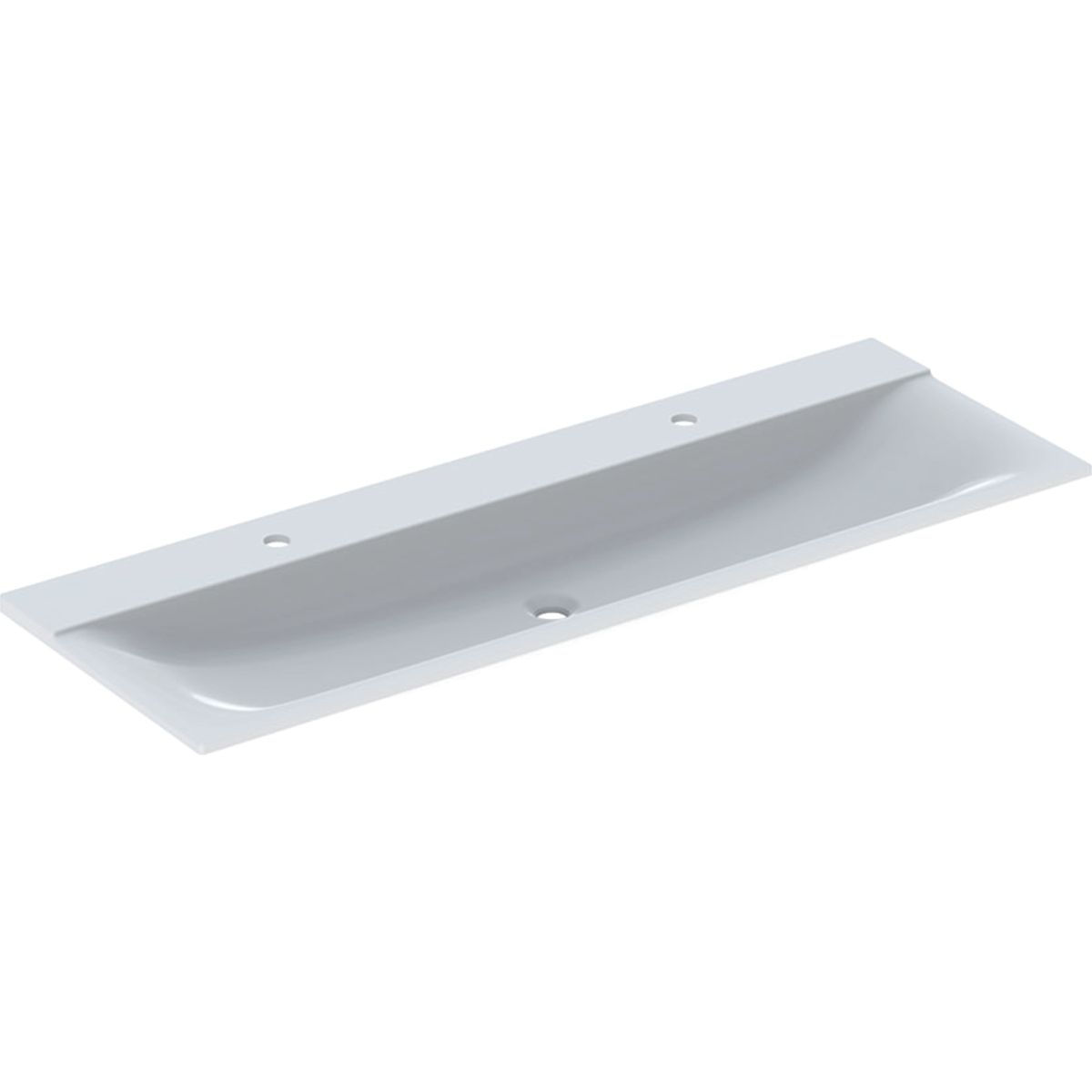 Geberit Xeno2 Nábytkové umývadlo 140 x 48 cm s 2 otvormi, biele 500.277.00.1