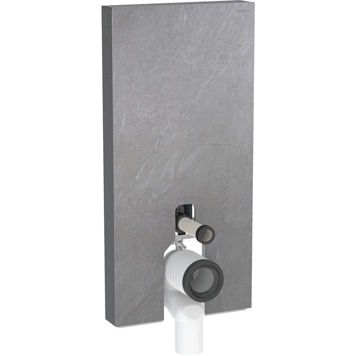 Geberit Modul Monolit pre stojace WC, 101 cm, sklenená bridlica/čierny chróm 131.002.00.5