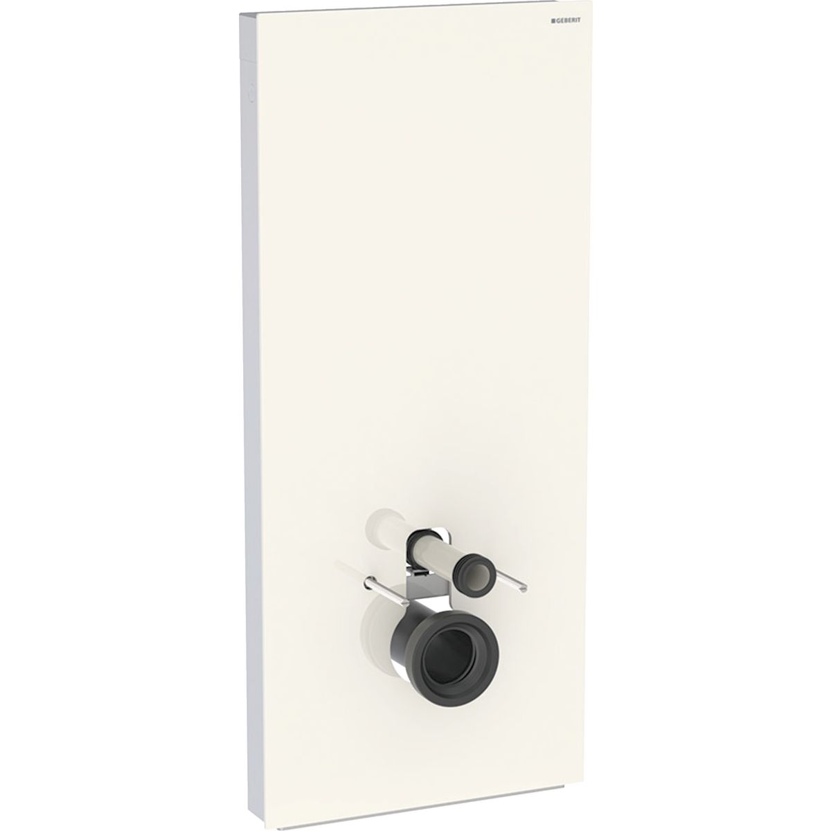 Geberit Modul Monolith pre závesné WC, 114 cm, sklo piesková sivá/hliník 131.031.JL.5