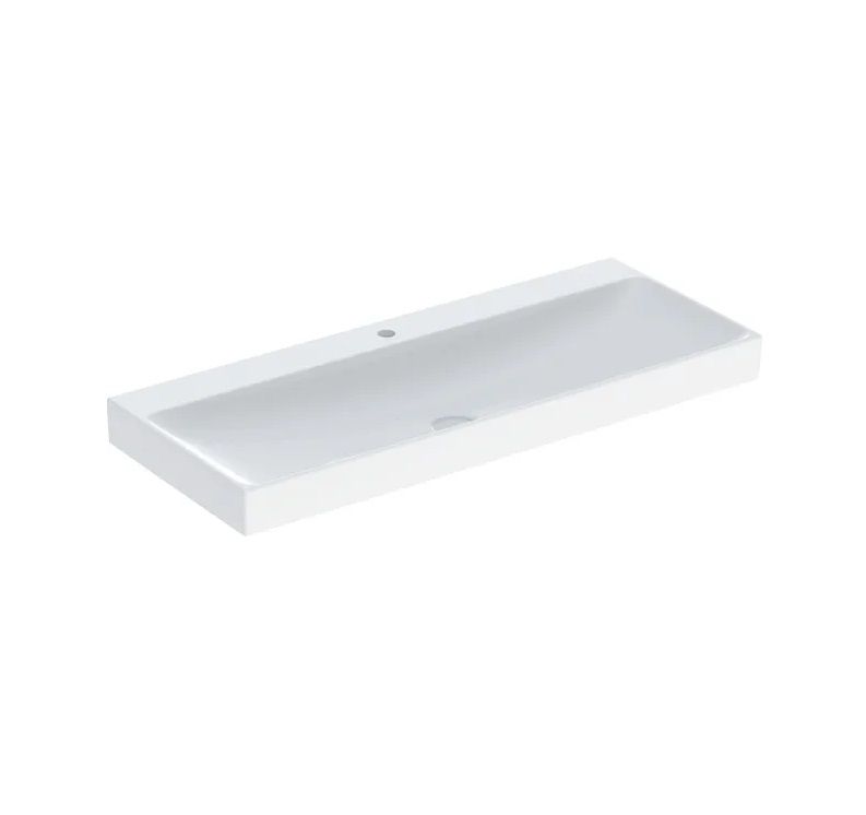 Geberit One Umyvadlo 120x48 cm, otvor, vývod svislý, bílá/KeraTect 505.020.01.5
