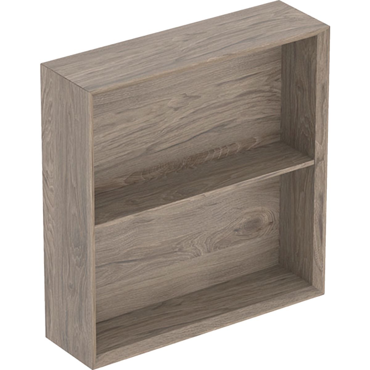 Geberit iCon Štvorcový policový regál 45 x 46,7 cm, orech hickory 502.323.JR.1