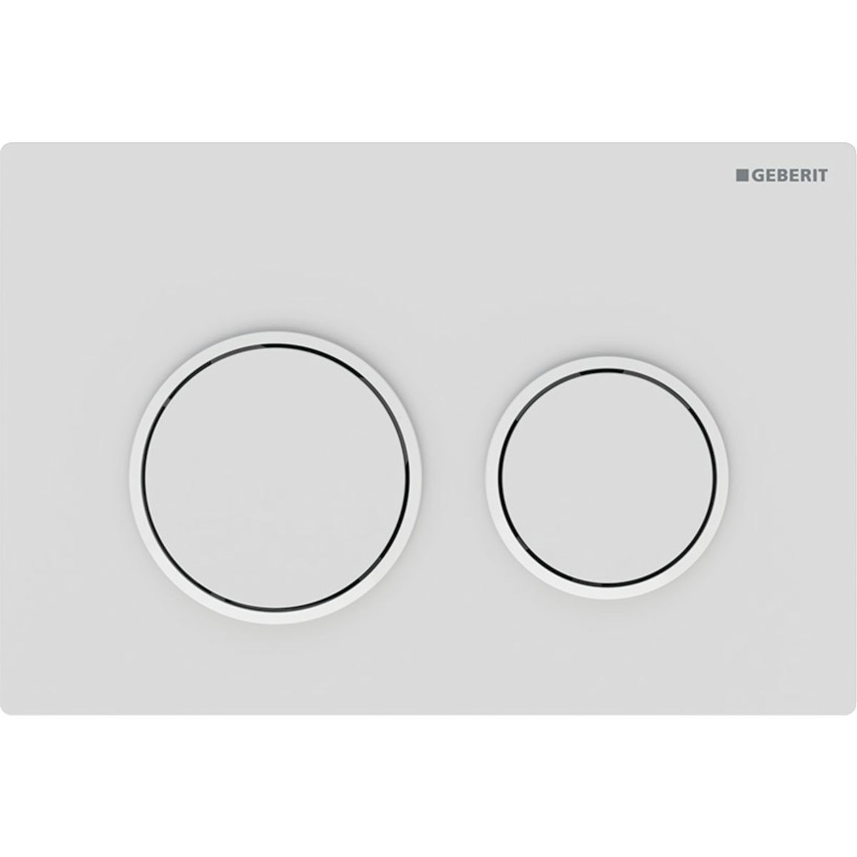 Geberit Omega20 Ovládacie tlačidlo, biele matné 115.085.01.1