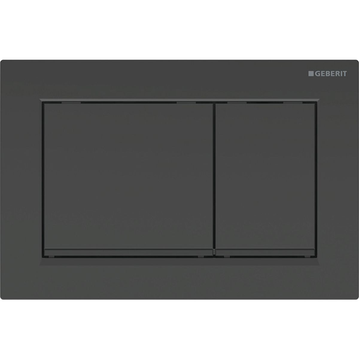 Geberit Omega30 Ovládacie tlačidlo, čierne lesklé 115.080.DW.1