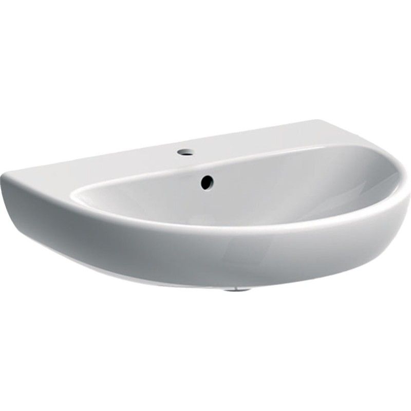 Geberit Selnova Umývadlo 55 cm, s otvorom pre batériu, biele 500.315.01.7