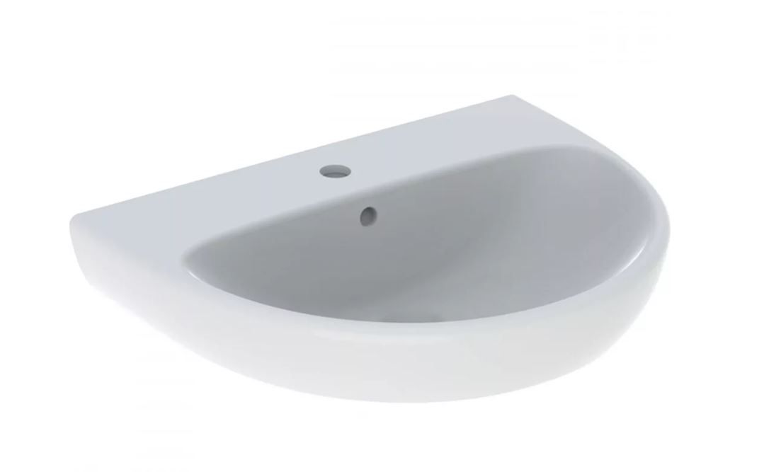 Geberit Selnova Umývadlo 60 cm, s otvorom pre batériu, biele 500.305.01.7
