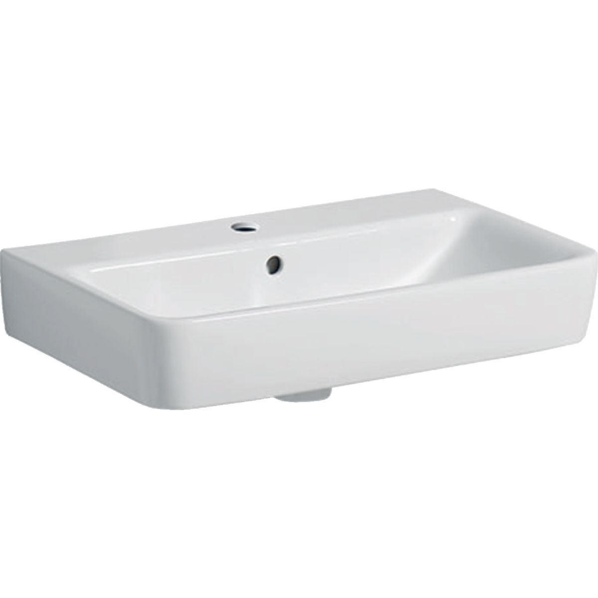Geberit Selnova Kompaktné umývadlo 60x40 cm, biele 501.511.00.7