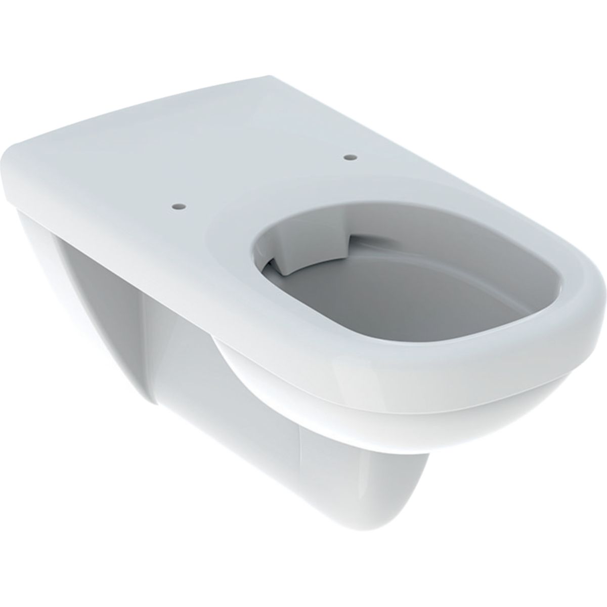 Geberit Selnova Comfort štvorcový závesný klozet s hlbokým splachovaním, predĺžená vložka, Rimfree, biely 500.791.01.7