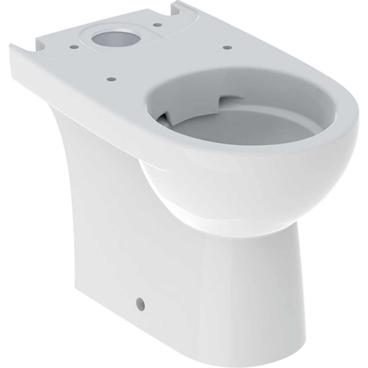 Geberit Selnova Kompaktná záchodová misa s hlbokým splachovaním, viacsmerový odtok, Rimfree, biela 500.478.01.7