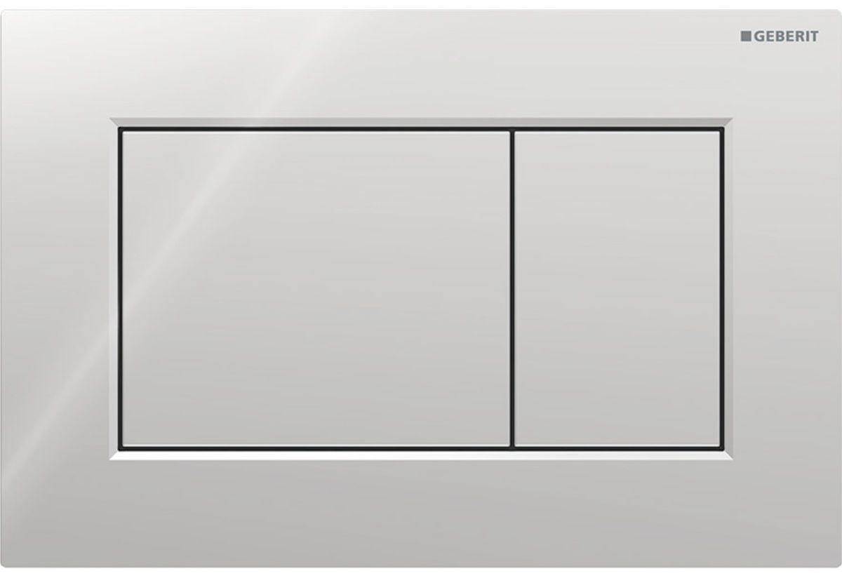 Geberit Sigma01 Square Ovládacie tlačidlo, chrómový lesk 115.660.21.1