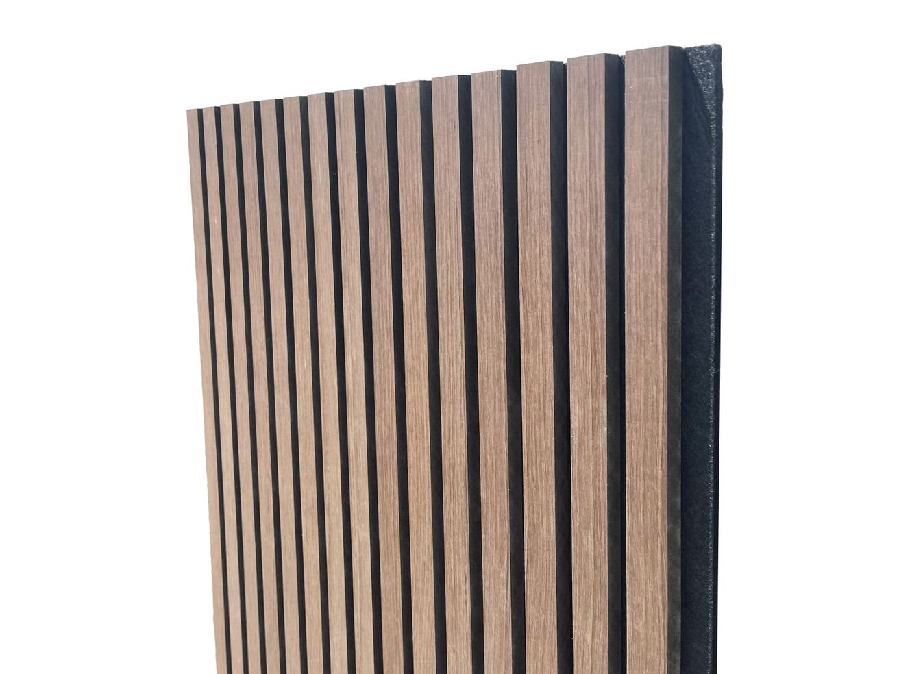 EBS Akustický panel Dubová tmavá dyha 60x270 cm lamely na plsti