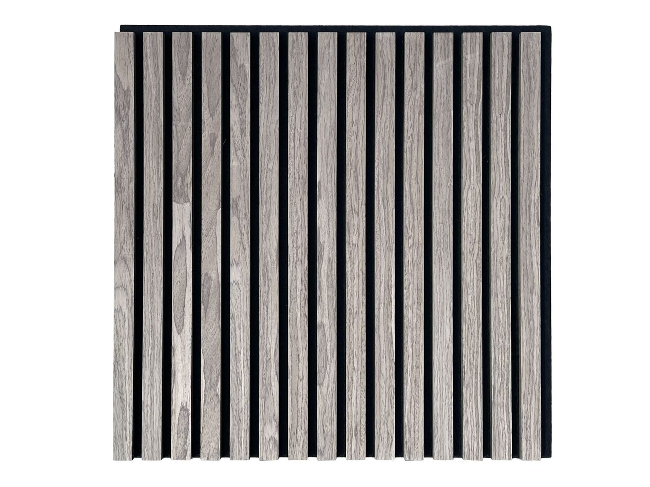 EBS Akustický panel Orechová svetlá dyha 60x60 cm lamely na plsti