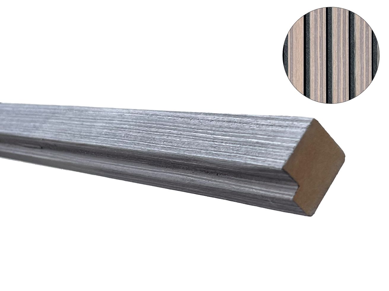 EBS Koncová lišta pre akustický panel Orech tmavý 270 cm