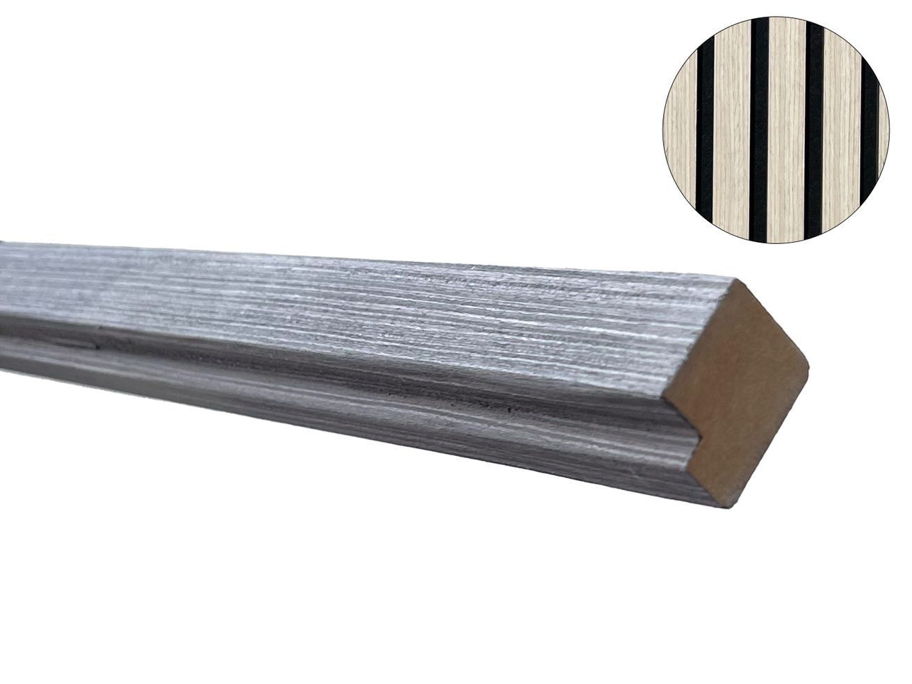 EBS Koncová lišta pre akustický panel Dub svetlý 270 cm