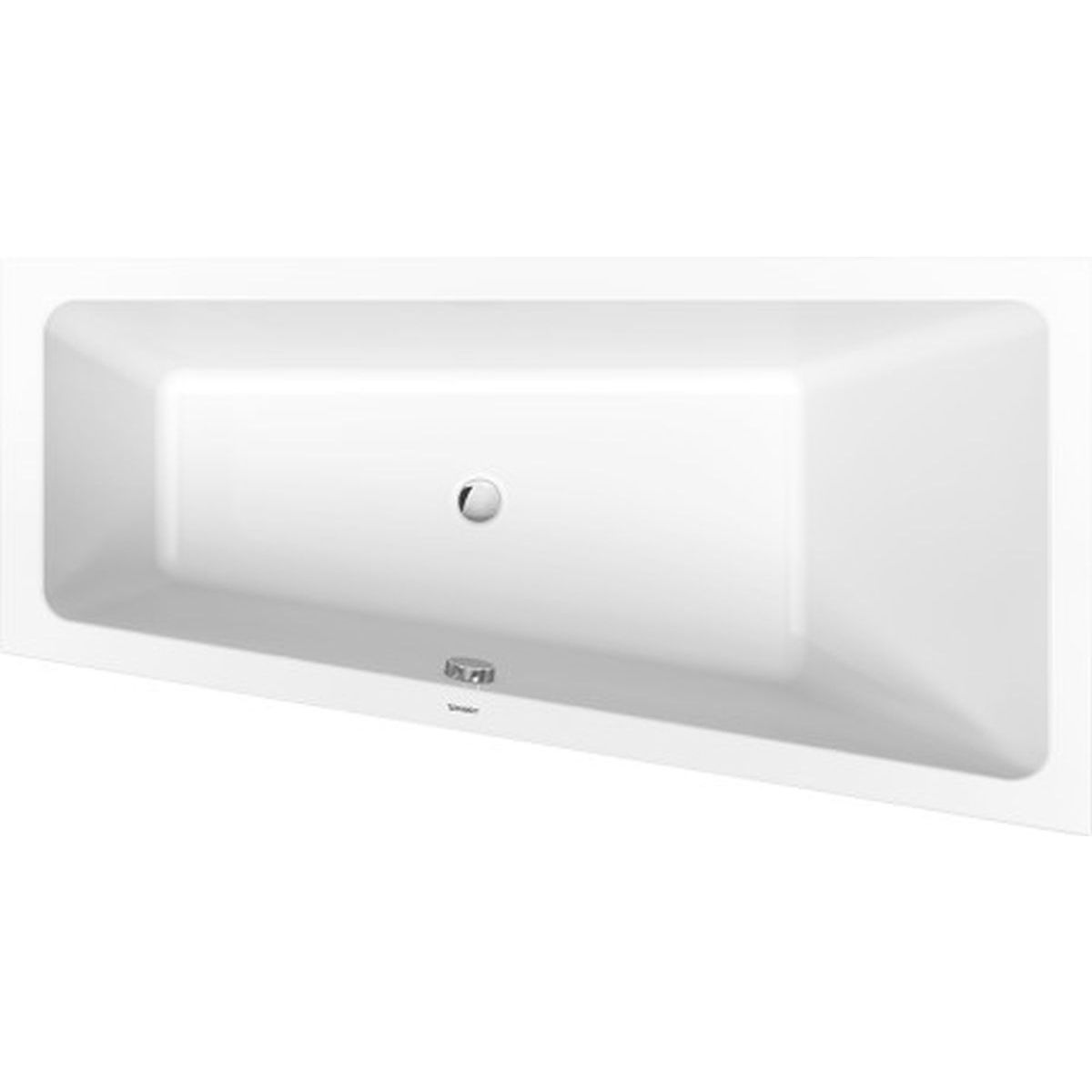 Duravit No. 1 Asymetrická vaňa 160 x 85 cm, biela 700507000000000