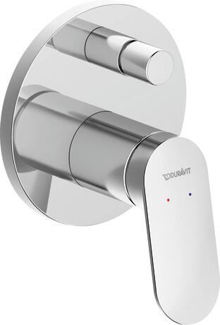 Duravit Wave Podomietková batéria s telesom pre 2 zariadenia, chróm WA4210008010