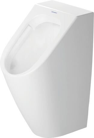 Duravit ME by Starck Pisoár, zadný prípoj vody, Rimless, WonderGliss, biely 28093000001